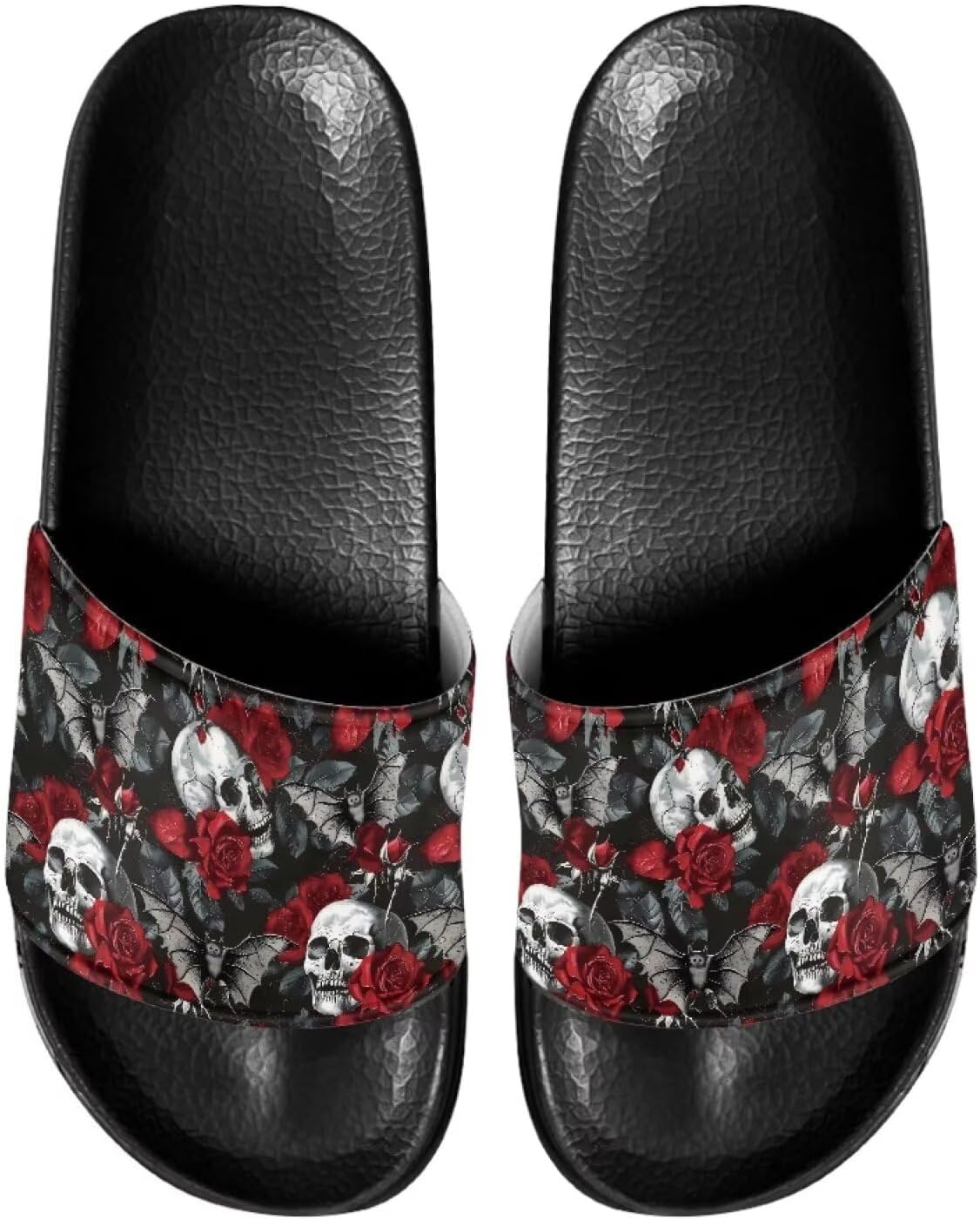 Мужские шлепанцы, плоские тапочки, нескользящие, быстросохнущие, мягкие, легкие, для душа Jrysaedy, Bat Skull
Мужские шлепанцы, плоские тапочки, нескользящие, быстросохнущие, мягкие, легкие, для душа Jrysaedy, Bat Skull
