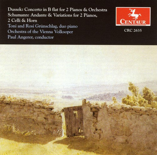 CD диск Dussek / Schumann / Grunschalg / Angerer: Concerto for 2 Pianos & Orch / Andante & Variation
CD диск Dussek / Schumann / Grunschalg / Angerer: Concerto for 2 Pianos & Orch / Andante & Variation
