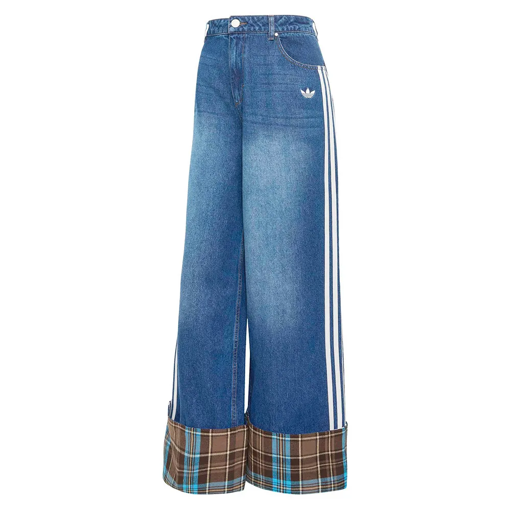 Винтажные джинсы adidas Originals с широкими штанинами, синий
Винтажные джинсы adidas Originals с широкими штанинами, синий