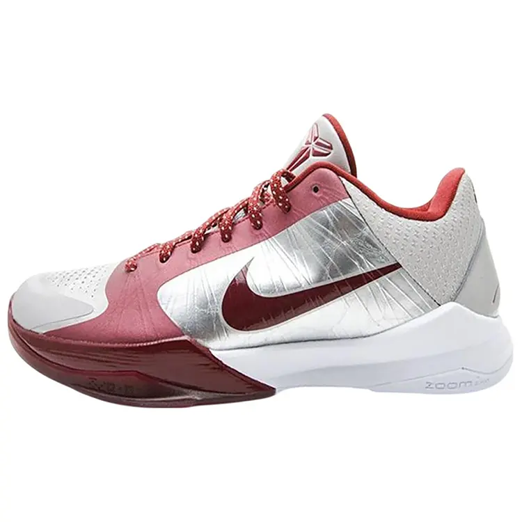 Nike Кроссовки баскетбольные низкие Zoom Kobe 5 Slip Resistant Abrasion Resistant Unisex Silver White
Nike Кроссовки баскетбольные низкие Zoom Kobe 5 Slip Resistant Abrasion Resistant Unisex Silver White