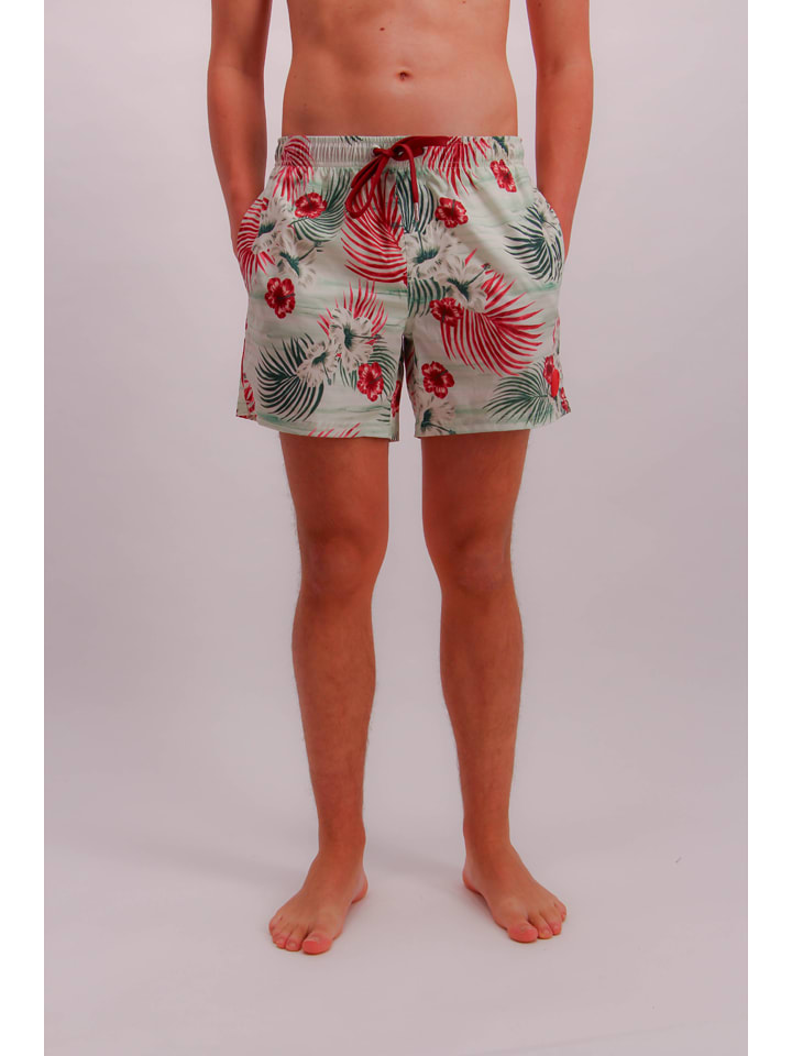 Плавки-шорты кремового/зеленого/красного цвета Joop! Bodywear
Плавки-шорты кремового/зеленого/красного цвета Joop! Bodywear