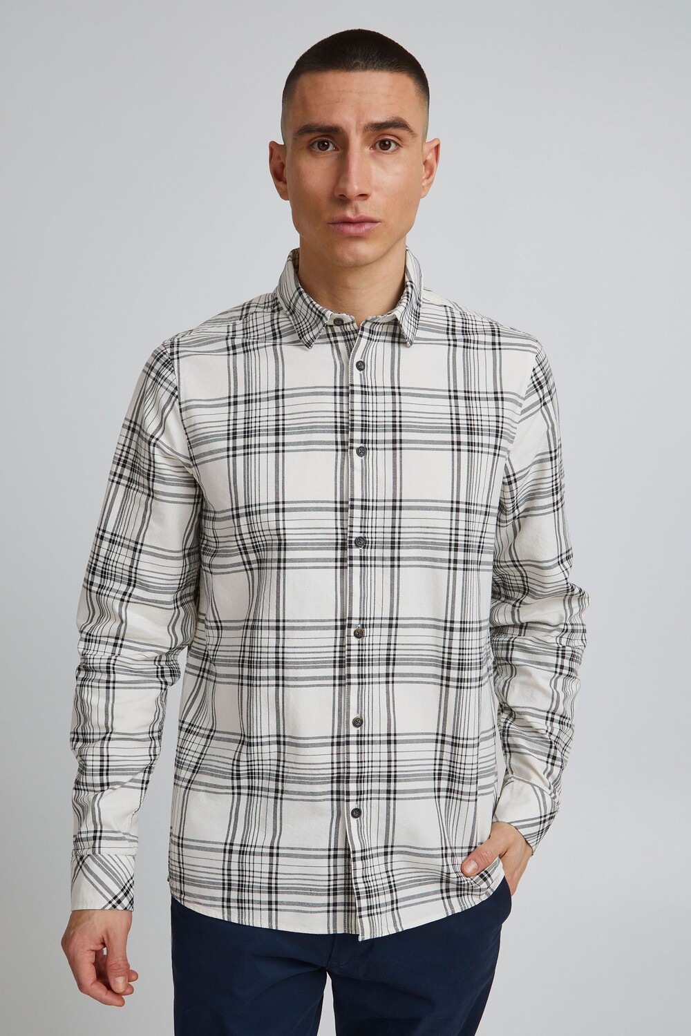 Рубашка !SOLID Langarm SDAlexx Check SH 21106808, белый
Рубашка !SOLID Langarm SDAlexx Check SH 21106808, белый