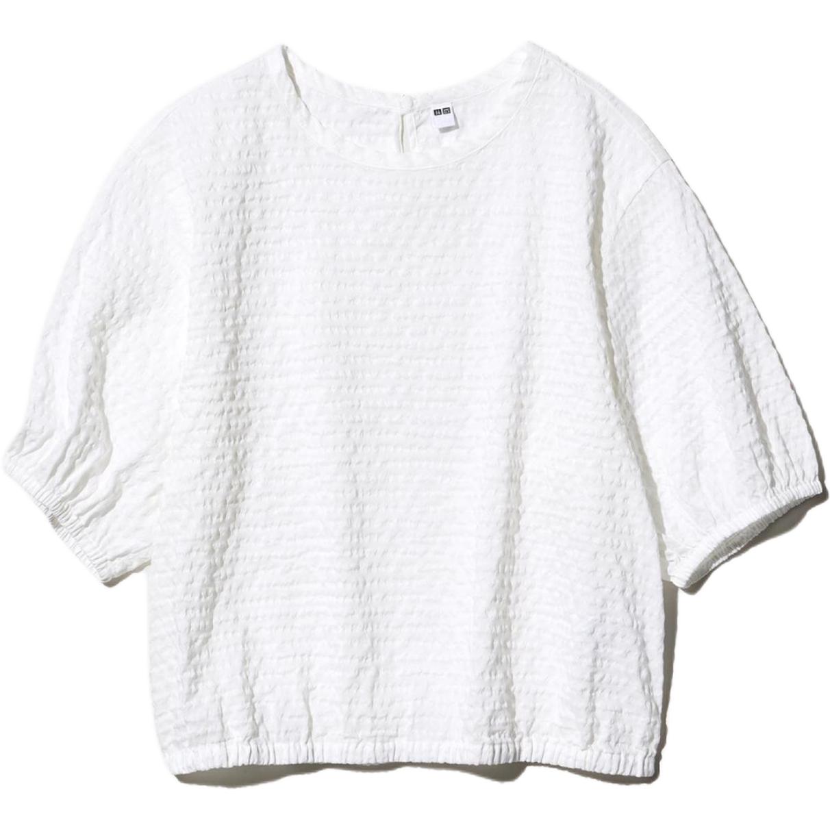 UNIQLO Женская слоновая кость рубашка
UNIQLO Женская слоновая кость рубашка