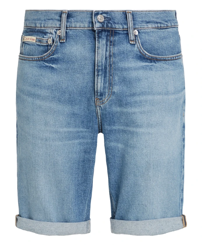Синие джинсовые шорты с пятью карманами Calvin Klein, синий
Синие джинсовые шорты с пятью карманами Calvin Klein, синий