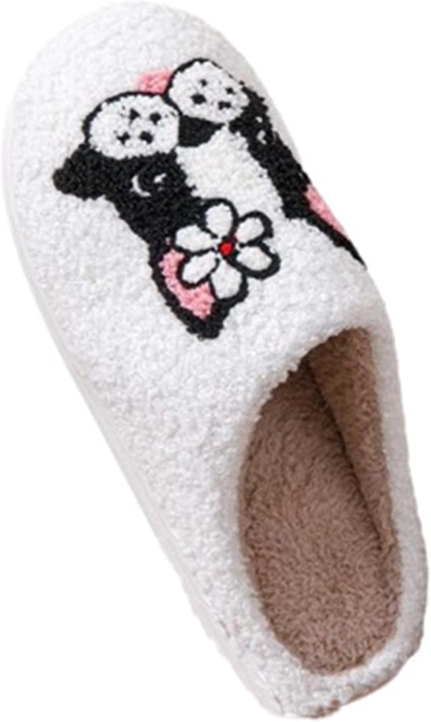Домашние тапочки с собакой, зимние пушистые плюшевые тапочки, животные, милый мультяшный узор с французским бульдогом, уютные теплые домашние тапочки для дома и улицы для девочек, женщин и мужчин (36/37 EU, белый) Znel
Домашние тапочки с собакой, зимние пушистые плюшевые тапочки, животные, милый мультяшный узор с французским бульдогом, уютные теплые домашние тапочки для дома и улицы для девочек, женщин и мужчин (36/37 EU, белый) Znel