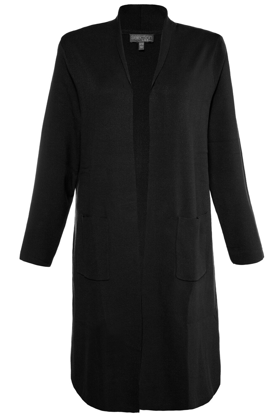 Вязаный кардиган Ulla Popken, черный
Вязаный кардиган Ulla Popken, черный