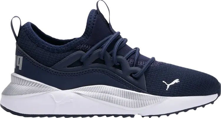 Кроссовки Puma Pacer Future Little Kid Allure - Peacoat Silver, синий
Кроссовки Puma Pacer Future Little Kid Allure - Peacoat Silver, синий