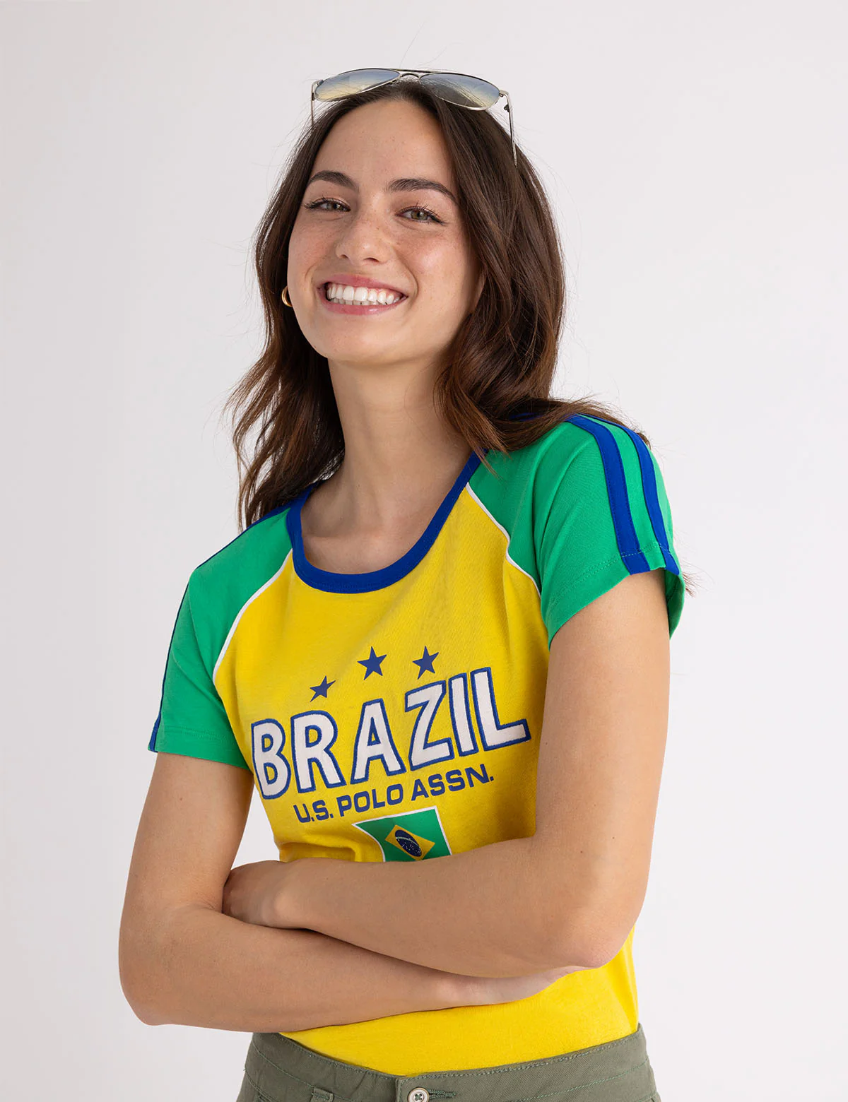 Футболка U.S. Polo Assn Color Block Brazil, зеленый/желтый
Футболка U.S. Polo Assn Color Block Brazil, зеленый/желтый