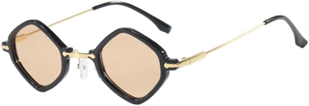 Винтажные солнцезащитные очки в стиле панк с ромбовидным рисунком для женщин и мужчин, роскошные солнцезащитные очки в металлической оправе для вождения VVTWSSW, Black Tea
Винтажные солнцезащитные очки в стиле панк с ромбовидным рисунком для женщин и мужчин, роскошные солнцезащитные очки в металлической оправе для вождения VVTWSSW, Black Tea