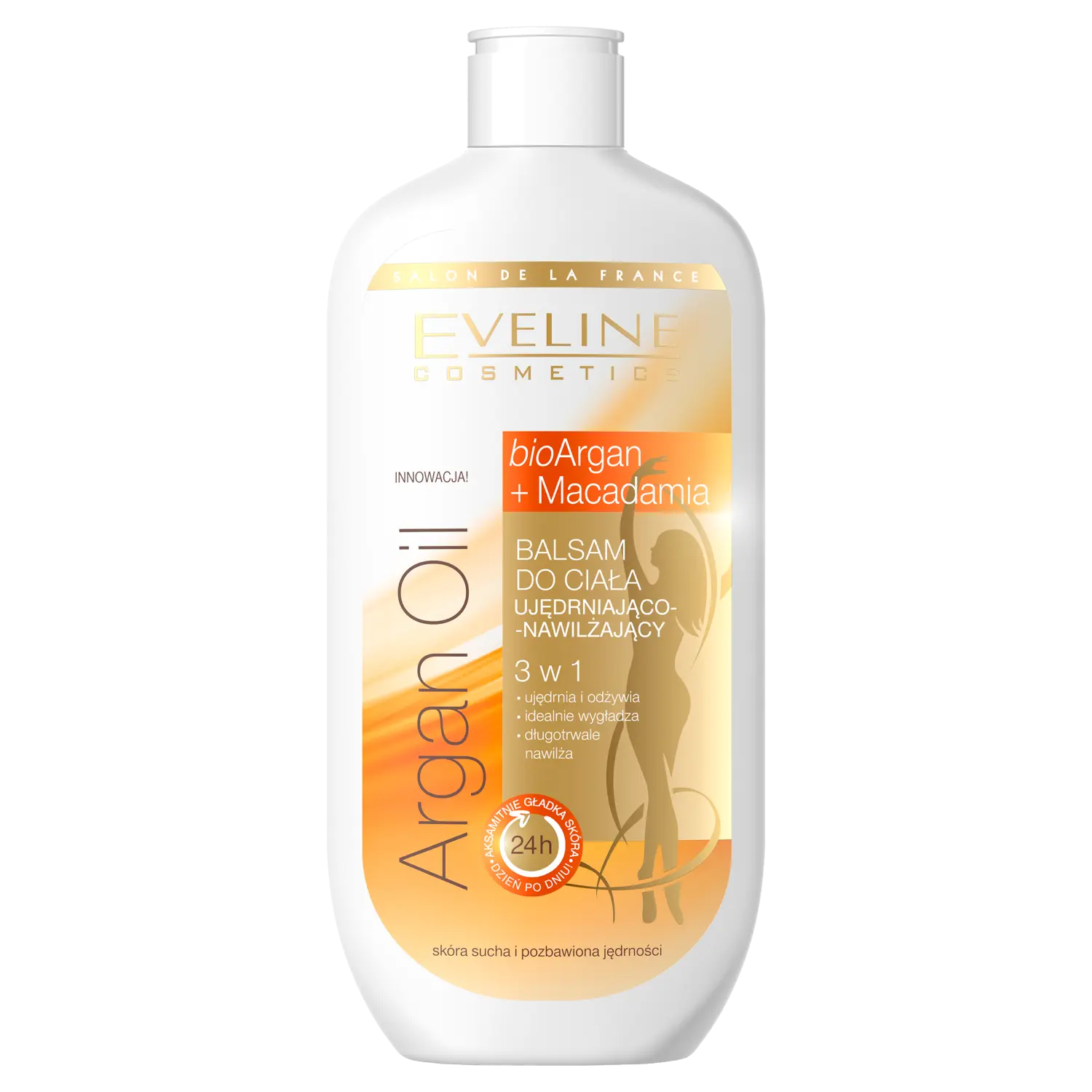 Eveline Cosmetics Argan Oil + Macadamia укрепляющий и увлажняющий лосьон для тела для сухой кожи, 350 мл
Eveline Cosmetics Argan Oil + Macadamia укрепляющий и увлажняющий лосьон для тела для сухой кожи, 350 мл