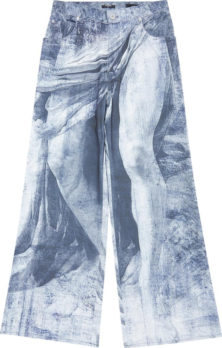 Брюки Balmain Statue Printed Loose Denim Pants Blue/Gris, синий
Брюки Balmain Statue Printed Loose Denim Pants Blue/Gris, синий