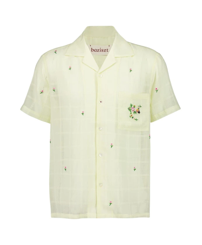 Рубашка в клетку с цветочным принтом Baziszt, желтый
Рубашка в клетку с цветочным принтом Baziszt, желтый