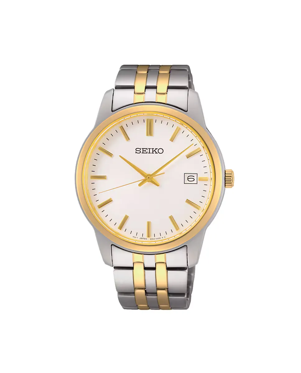 Нео классические мужские часы SUR402P1 из стали с серебряным ремешком Seiko, серебряный
Нео классические мужские часы SUR402P1 из стали с серебряным ремешком Seiko, серебряный