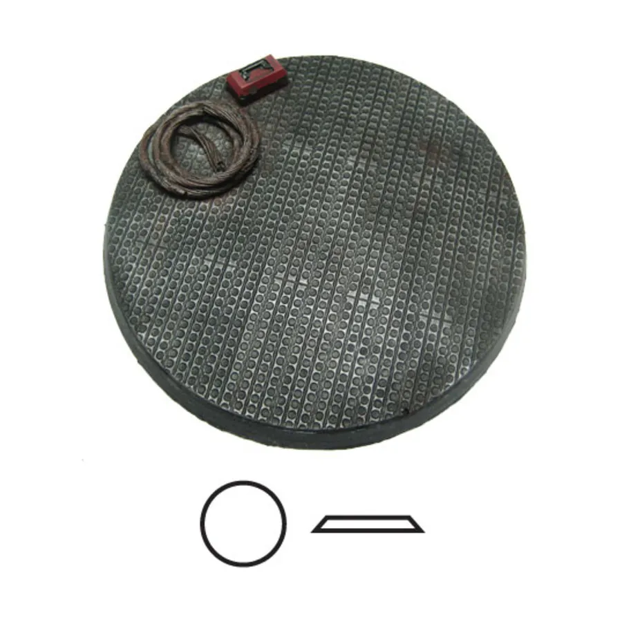 Основание со скошенной кромкой 60 мм № 1 — стальное покрытие, Miniature Bases - Steel Plating
Основание со скошенной кромкой 60 мм № 1 — стальное покрытие, Miniature Bases - Steel Plating
