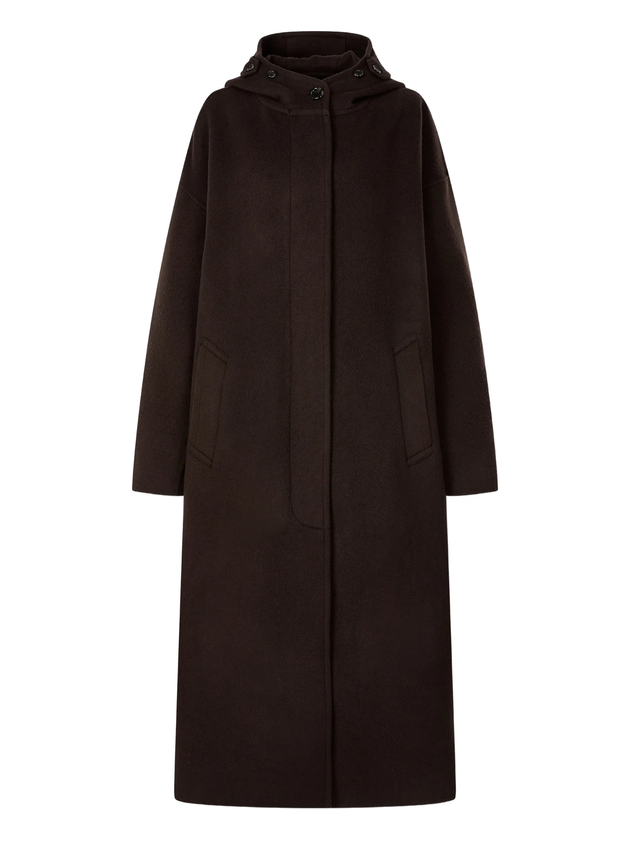 Шерстяное пальто с капюшоном Studio Tomboy, коричневый
Шерстяное пальто с капюшоном Studio Tomboy, коричневый