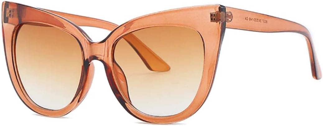 Солнцезащитные очки для мужчин и женщин - защита UV400 - увеличенная оправа "кошачий глаз" с градиентными линзами для занятий спортом на открытом воздухе и вождения DSVIGF, C2 Brown-brown
Солнцезащитные очки для мужчин и женщин - защита UV400 - увеличенная оправа "кошачий глаз" с градиентными линзами для занятий спортом на открытом воздухе и вождения DSVIGF, C2 Brown-brown