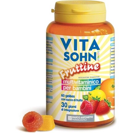 Chiesi Vitasohn Junior Fruttine Мультивитамины и минералы, 60 конфет Chiesi Farmaceutici
Chiesi Vitasohn Junior Fruttine Мультивитамины и минералы, 60 конфет Chiesi Farmaceutici