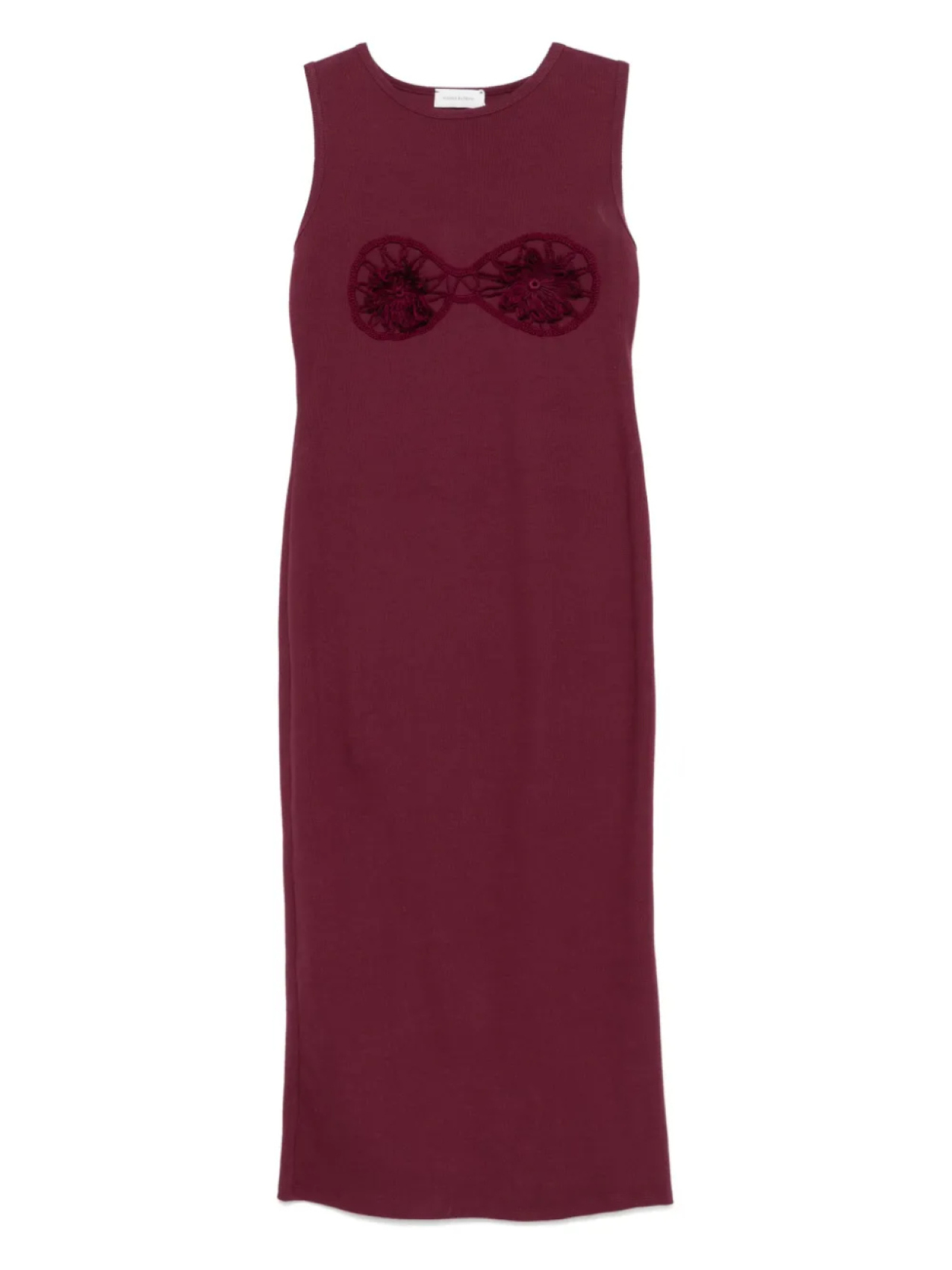 Платье миди с цветочной аппликацией Magda Butrym, фиолетовый
Платье миди с цветочной аппликацией Magda Butrym, фиолетовый