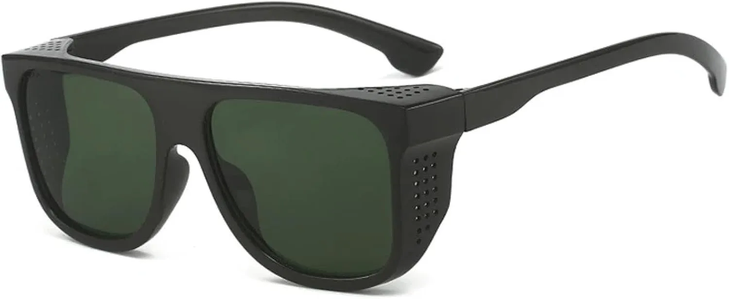 Солнцезащитные очки в панк-оправе для женщин и мужчин, винтажные, модные, для активного отдыха, спорта, рыбалки, с защитой от УФ-излучения UV400 TKKTLLT, Black Green
Солнцезащитные очки в панк-оправе для женщин и мужчин, винтажные, модные, для активного отдыха, спорта, рыбалки, с защитой от УФ-излучения UV400 TKKTLLT, Black Green