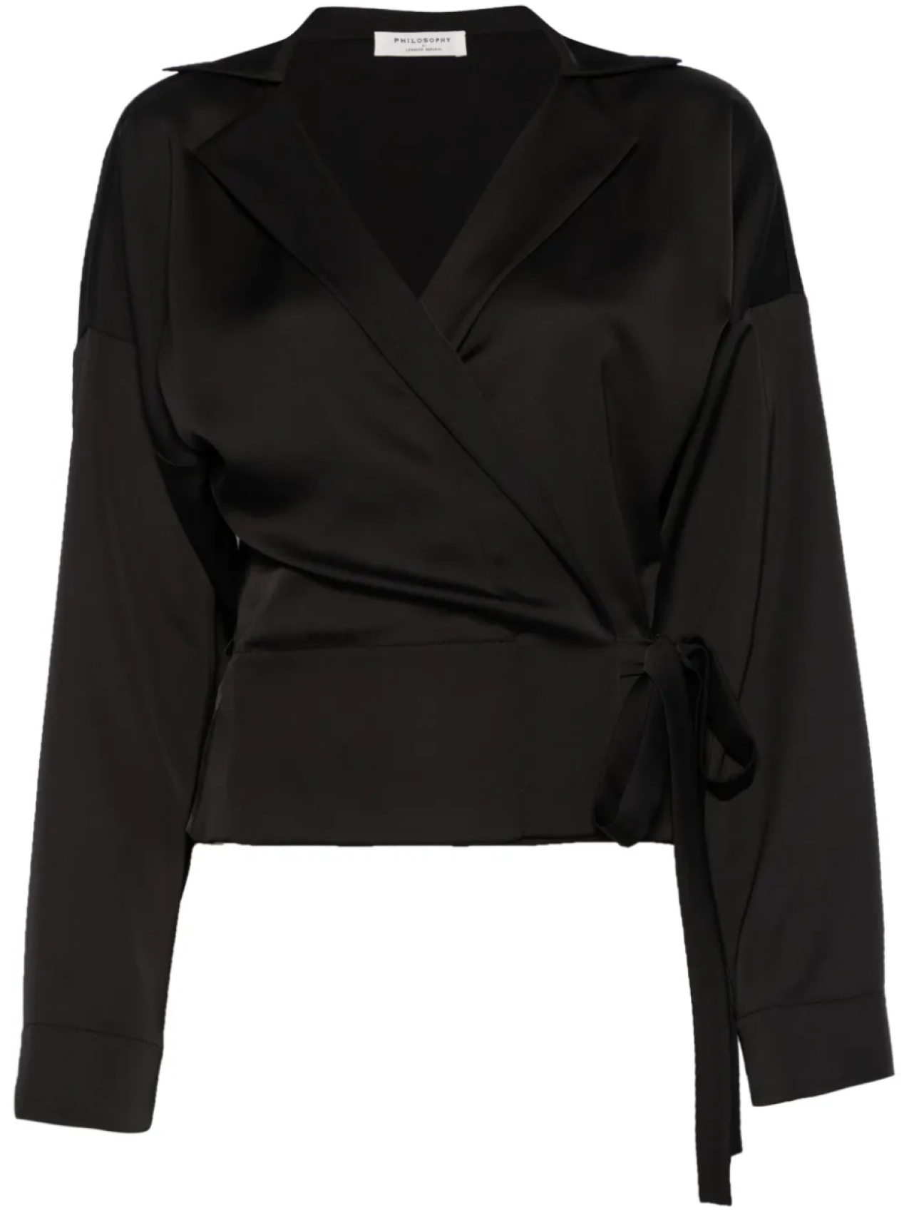 Блузка с запахом Philosophy Di Lorenzo Serafini, черный
Блузка с запахом Philosophy Di Lorenzo Serafini, черный