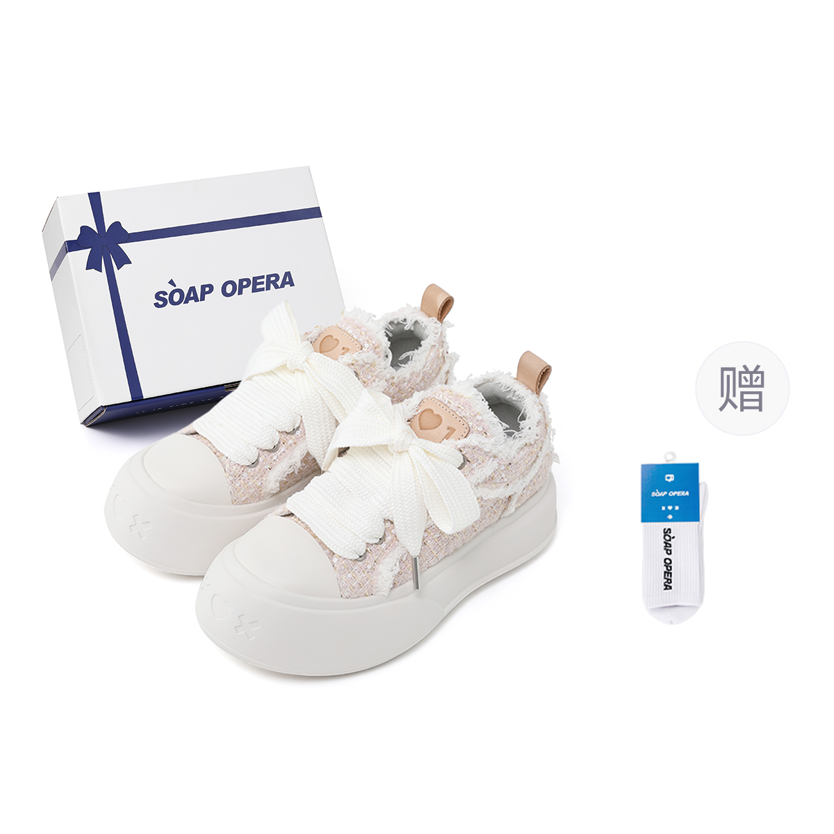 SOAP OPERA Антискользящие и износостойкие низкие кеды для скейтбординга с высотой подошвы 5 см унисекс в коробке - мягкая молочная пена, цвет Soft Milk Puff 
SOAP OPERA Антискользящие и износостойкие низкие кеды для скейтбординга с высотой подошвы 5 см унисекс в коробке - мягкая молочная пена, цвет Soft Milk Puff