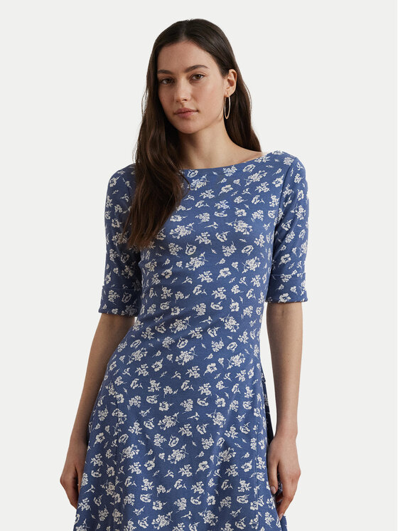 Платье на каждый день обычный крой 200976993001 Lauren Ralph Lauren, синий 
Платье на каждый день обычный крой 200976993001 Lauren Ralph Lauren, синий