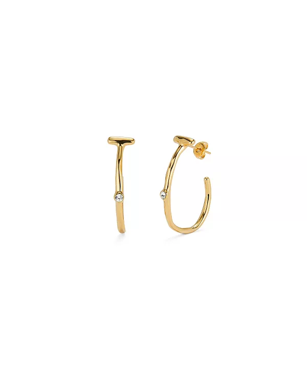 Серьги-Кольца с белым топазом Unode50, gold
Серьги-Кольца с белым топазом Unode50, gold