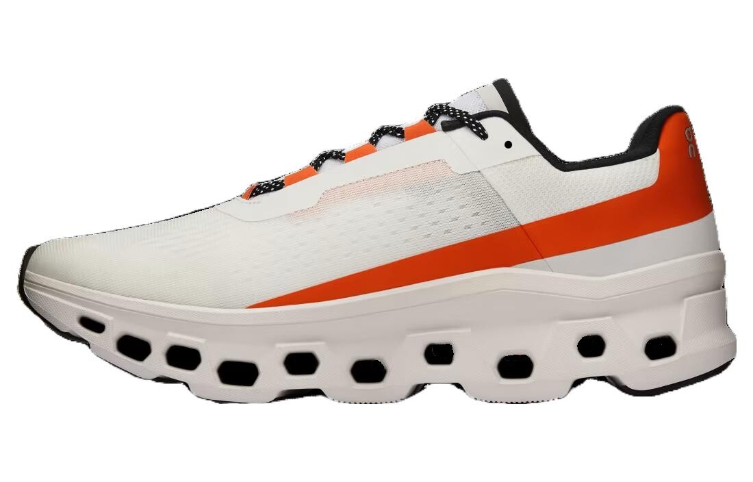 Кроссовки On Running CloudmOnster Undyed White Flame, белый/оранжевый
Кроссовки On Running CloudmOnster Undyed White Flame, белый/оранжевый