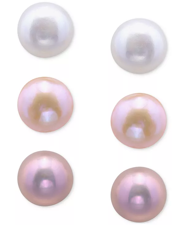 Серьги-Гвоздики из 3-х предметов с пресноводным жемчугом, стерлинговое серебро, эксклюзивно в Macy's Giani Bernini, silver
Серьги-Гвоздики из 3-х предметов с пресноводным жемчугом, стерлинговое серебро, эксклюзивно в Macy's Giani Bernini, silver