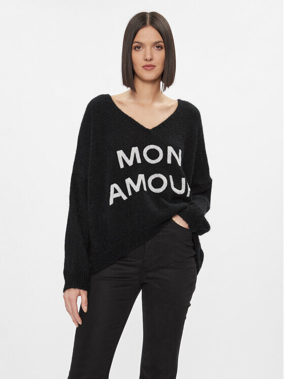 Свитер оверсайз Kontatto, черный
Свитер оверсайз Kontatto, черный