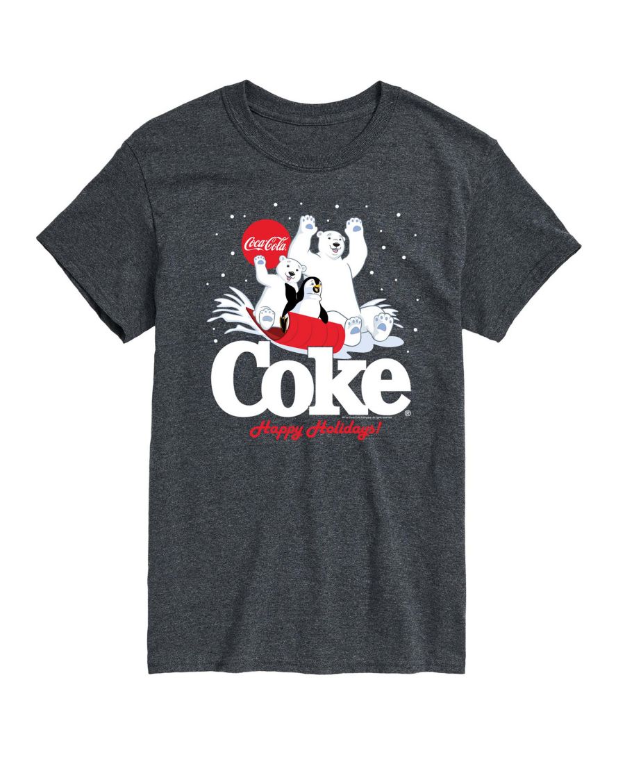 Мужская футболка с коротким рукавом и графическим принтом Coca-Cola Happy Holidays Sledding AIRWAVES, Gray
Мужская футболка с коротким рукавом и графическим принтом Coca-Cola Happy Holidays Sledding AIRWAVES, Gray