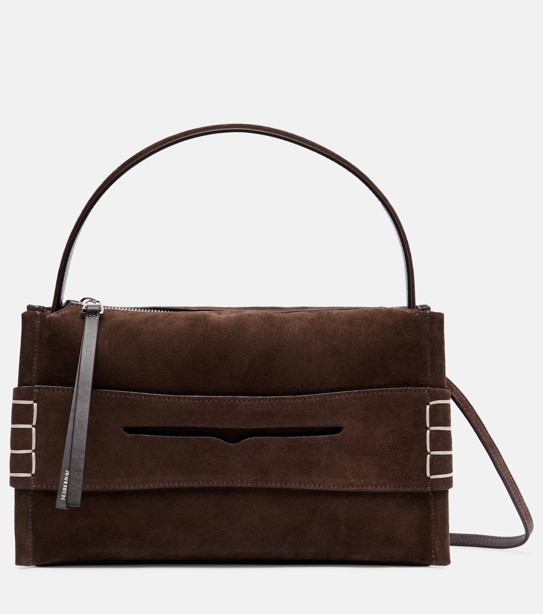 Сумка-лофер из замши на плечо JW Anderson, коричневый
Сумка-лофер из замши на плечо JW Anderson, коричневый