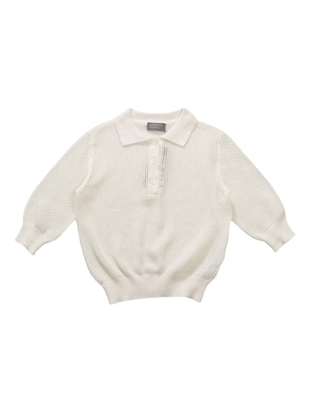 Топ из хлопка и кашемира Margaret Howell, нейтральный 
Топ из хлопка и кашемира Margaret Howell, нейтральный