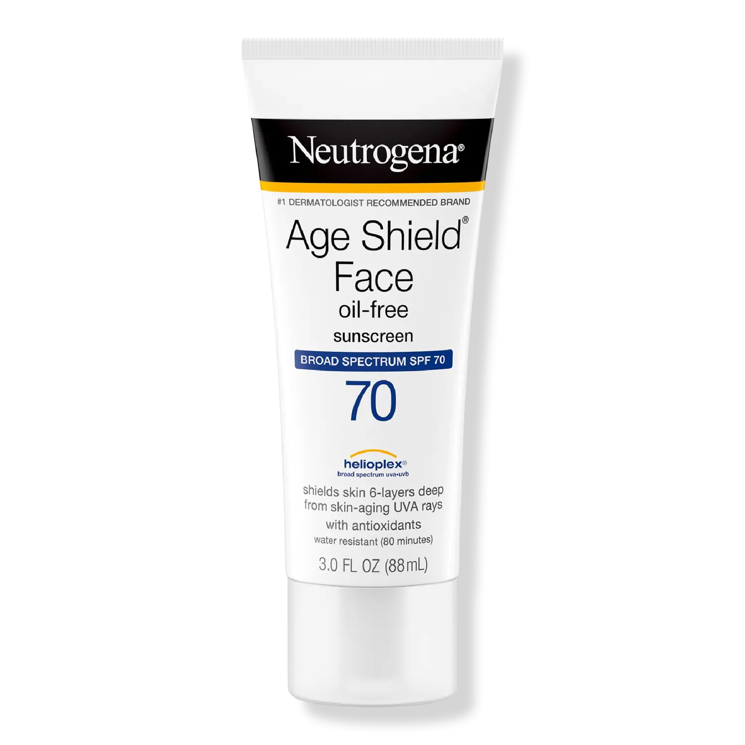 Солнцезащитный крем для лица Age Shield без масла, SPF 70 Neutrogena
Солнцезащитный крем для лица Age Shield без масла, SPF 70 Neutrogena