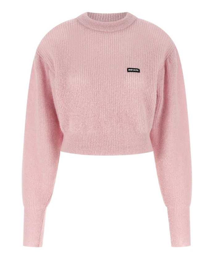 Вязаный объемный свитер Rotate Birger Christensen, розовый
Вязаный объемный свитер Rotate Birger Christensen, розовый