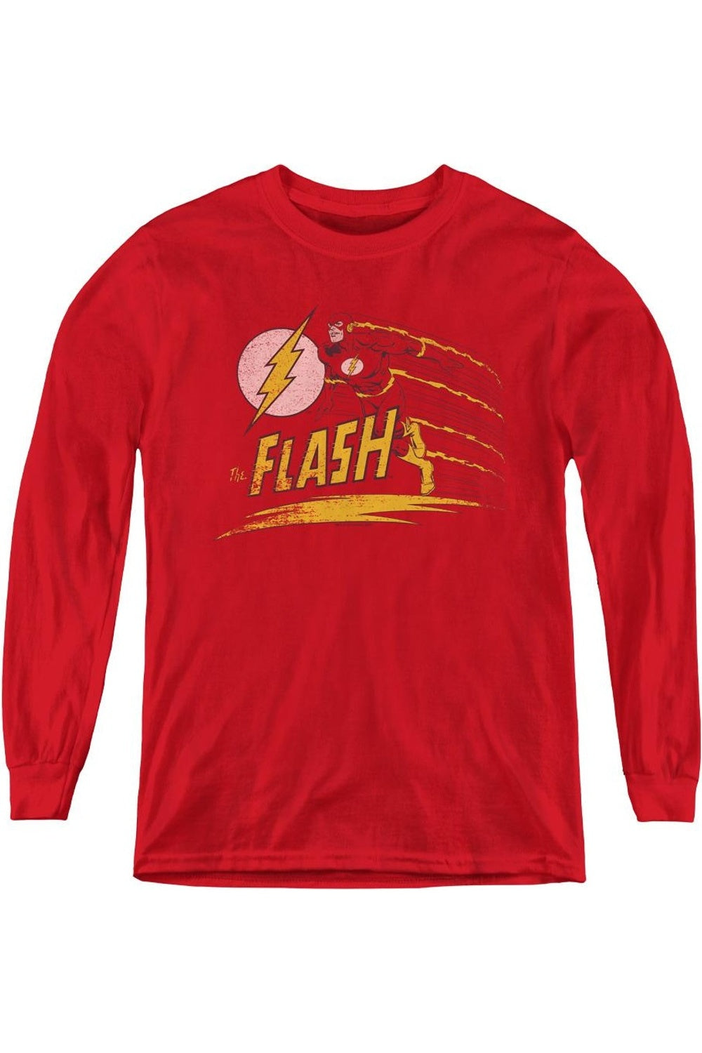 Футболка с длинным рукавом DC Comics Flash "Быстрее молнии" для молодежи Gildan, красный
Футболка с длинным рукавом DC Comics Flash "Быстрее молнии" для молодежи Gildan, красный