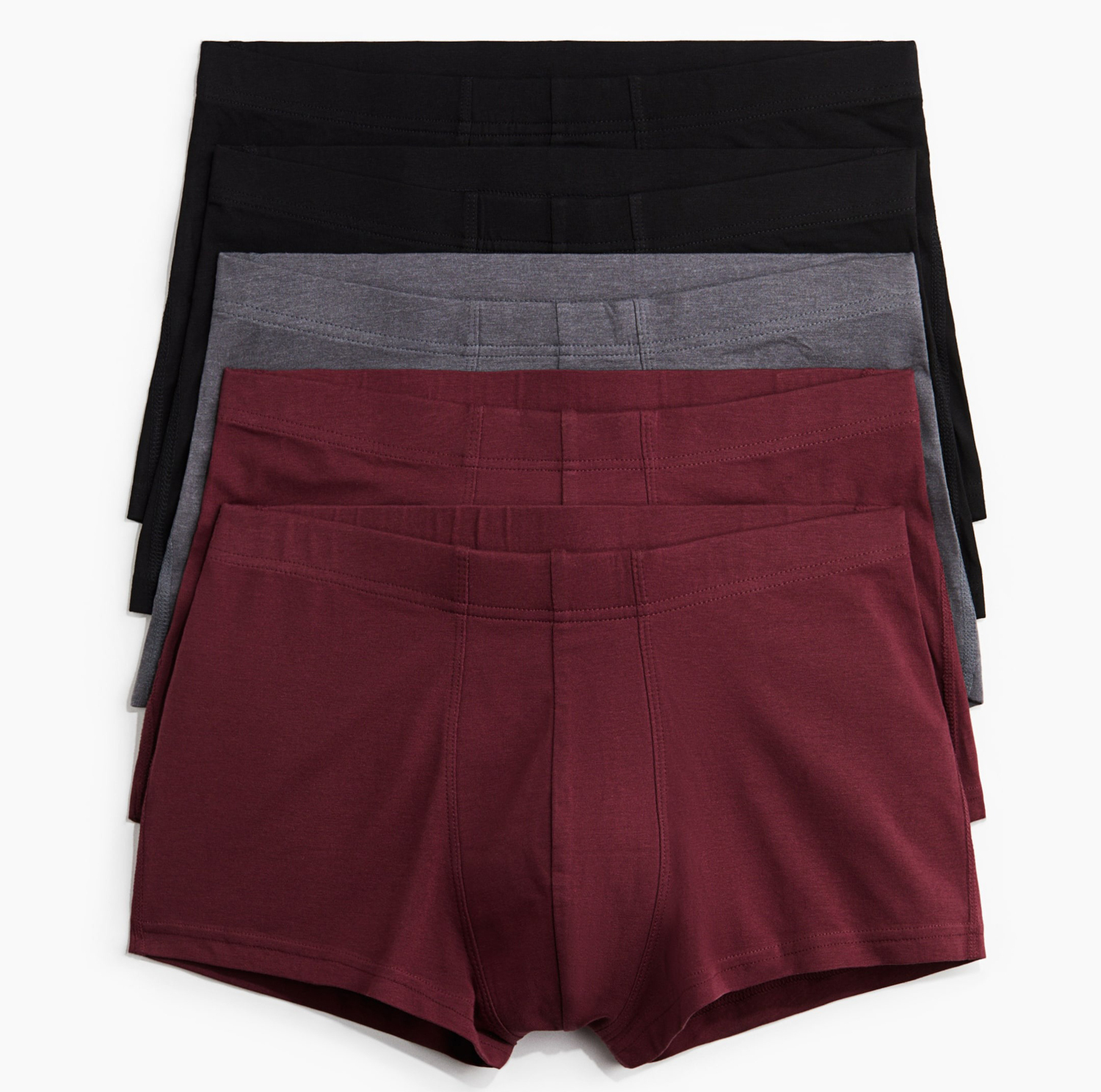 Комплект трусов H&M Cotton, 5 предметов, бордовый/серый/черный
Комплект трусов H&M Cotton, 5 предметов, бордовый/серый/черный