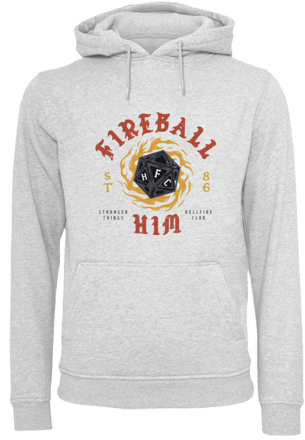 Пуловер F4NT4STIC Hoodie Stranger Things Fireball Dice 86 Netflix TV Series, цвет grau meliert
Пуловер F4NT4STIC Hoodie Stranger Things Fireball Dice 86 Netflix TV Series, цвет grau meliert