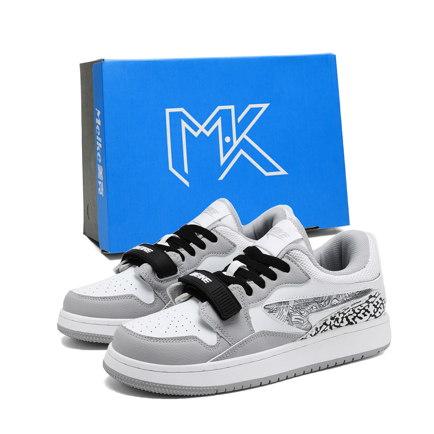 MEIKE Кроссовки для скейтборда унисекс с защитой от истирания, легкие, дышащие, противоскользящие, низкие, бело-серые (в коробке), цвет White Gray (Box Included)
MEIKE Кроссовки для скейтборда унисекс с защитой от истирания, легкие, дышащие, противоскользящие, низкие, бело-серые (в коробке), цвет White Gray (Box Included)