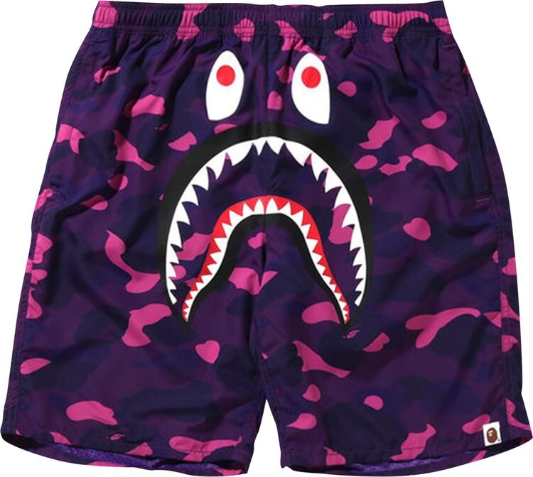 Шорты BAPE Color Camo Shark Beach Shorts 'Purple', фиолетовый
Шорты BAPE Color Camo Shark Beach Shorts 'Purple', фиолетовый