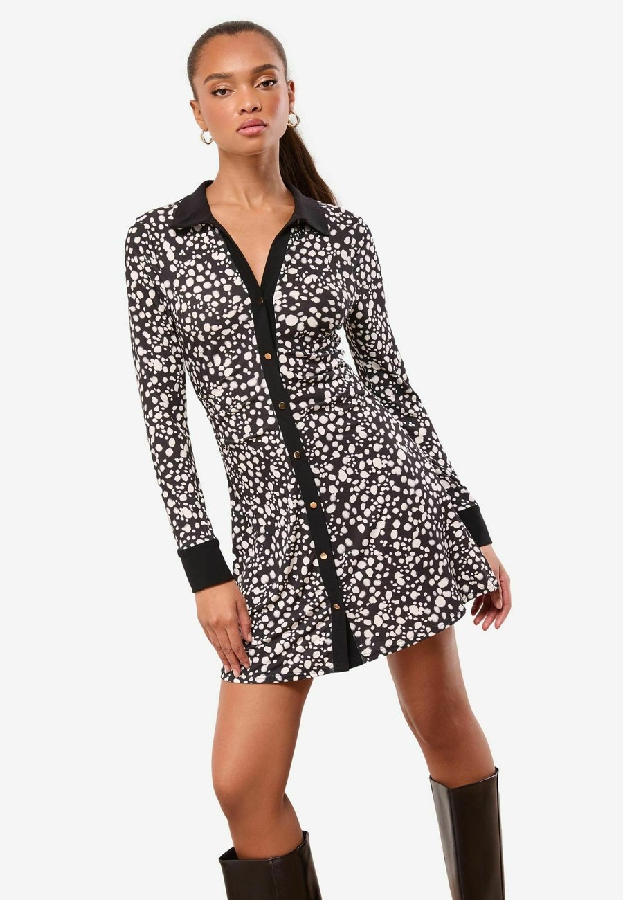 Платье Lipsy Shirt dress, Black White Spot Jersey/Black
Платье Lipsy Shirt dress, Black White Spot Jersey/Black