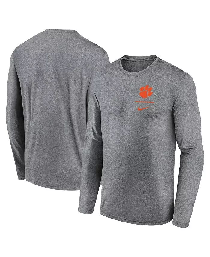 Футболка мужская Heather Grey Clemson Tigers Primary Stack Legend с длинным рукавом Nike
Футболка мужская Heather Grey Clemson Tigers Primary Stack Legend с длинным рукавом Nike
