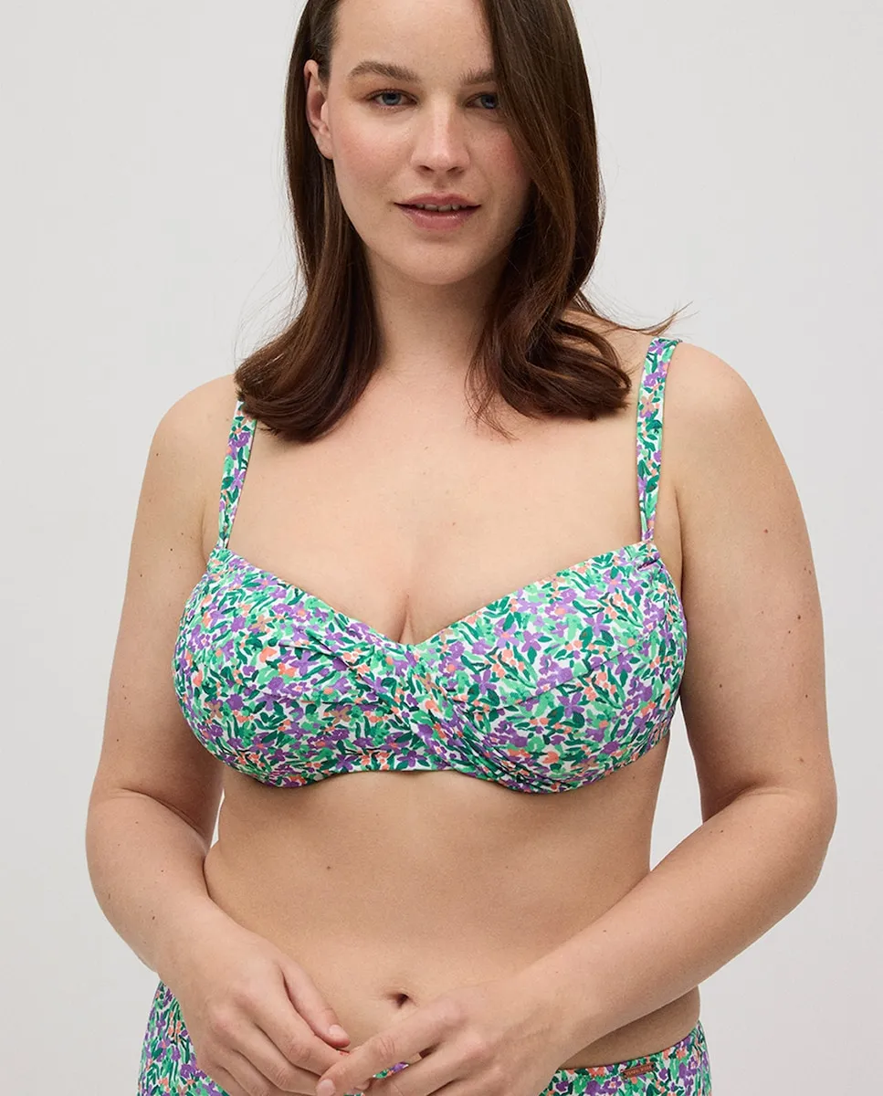 Бюстгальтер-бикини с D-образной чашкой и косточками из микропике с цветочным принтом Ysabel Mora, мультиколор
Бюстгальтер-бикини с D-образной чашкой и косточками из микропике с цветочным принтом Ysabel Mora, мультиколор