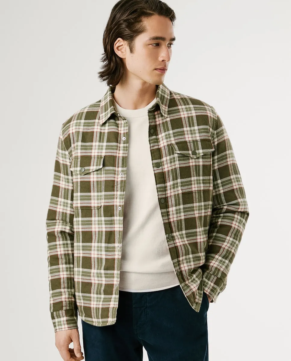 Мужская рубашка стандартного кроя с клетчатым рисунком Pepe Jeans, хаки
Мужская рубашка стандартного кроя с клетчатым рисунком Pepe Jeans, хаки