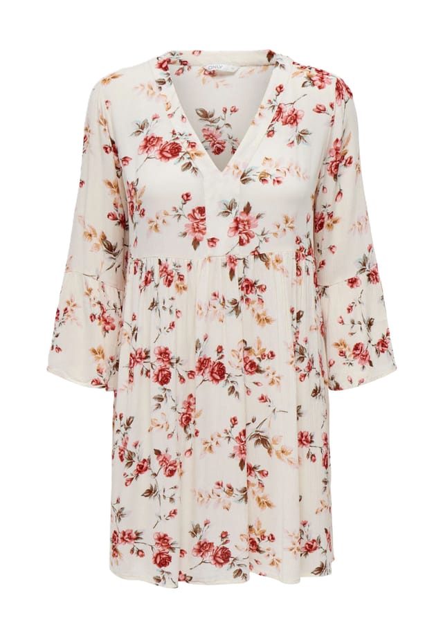 Летнее платье с рукавом 3/4 и v-образным вырезом Only, бежевый
Летнее платье с рукавом 3/4 и v-образным вырезом Only, бежевый