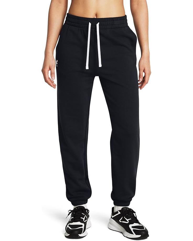 Брюки Under Armour Rival Terry Joggers, цвет Black/Black/White 
Брюки Under Armour Rival Terry Joggers, цвет Black/Black/White