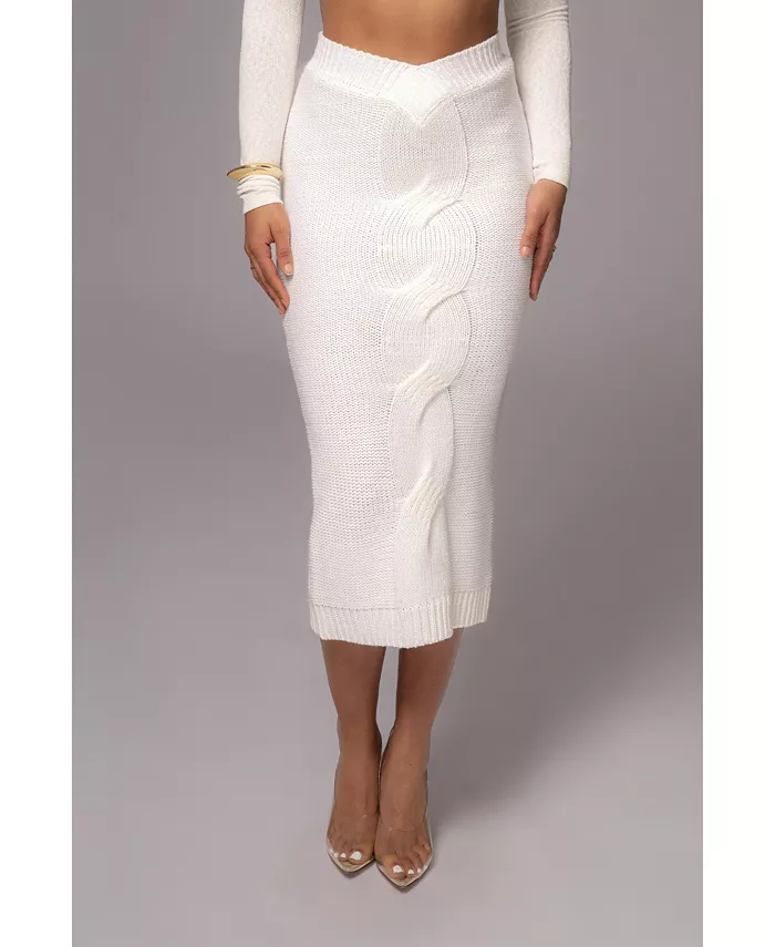 Женская мерсиневая трикотажная юбка миди JLUXLABEL, белый
Женская мерсиневая трикотажная юбка миди JLUXLABEL, белый