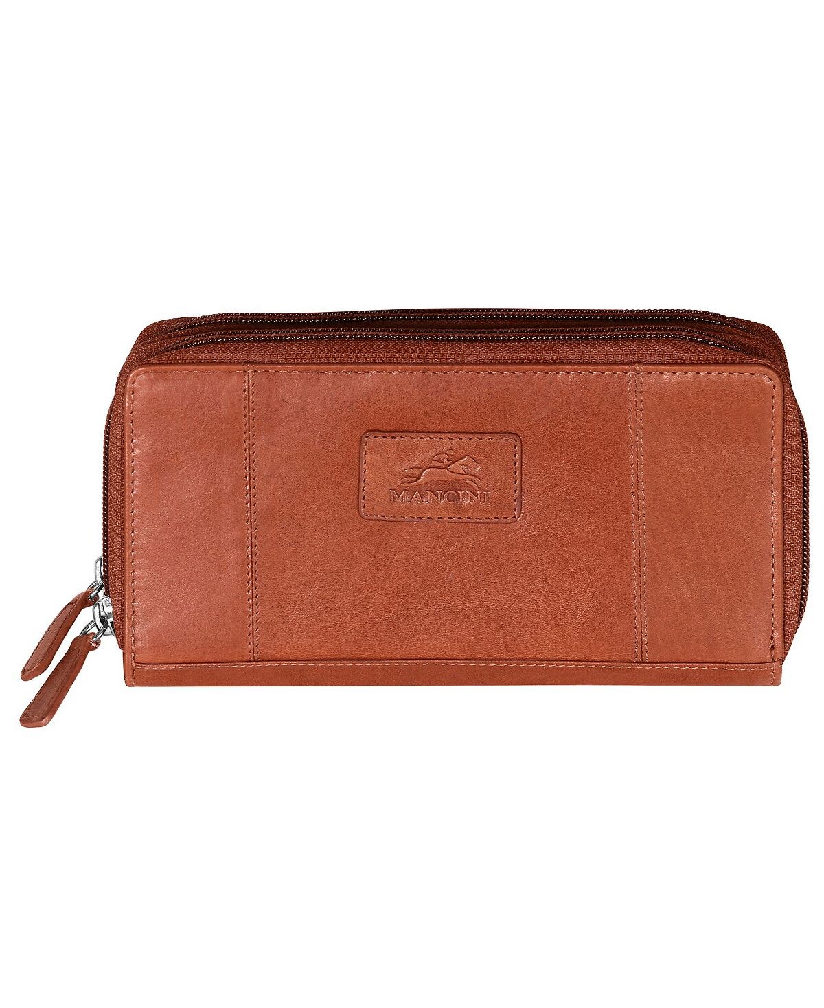 Кошелек Casablanca Collection с RFID-безопасностью и двойной молнией Mancini
Кошелек Casablanca Collection с RFID-безопасностью и двойной молнией Mancini