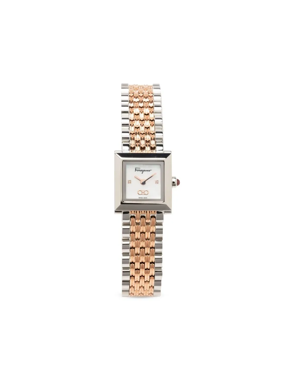 Кварцевые наручные часы Square 19 мм Ferragamo, белый
Кварцевые наручные часы Square 19 мм Ferragamo, белый