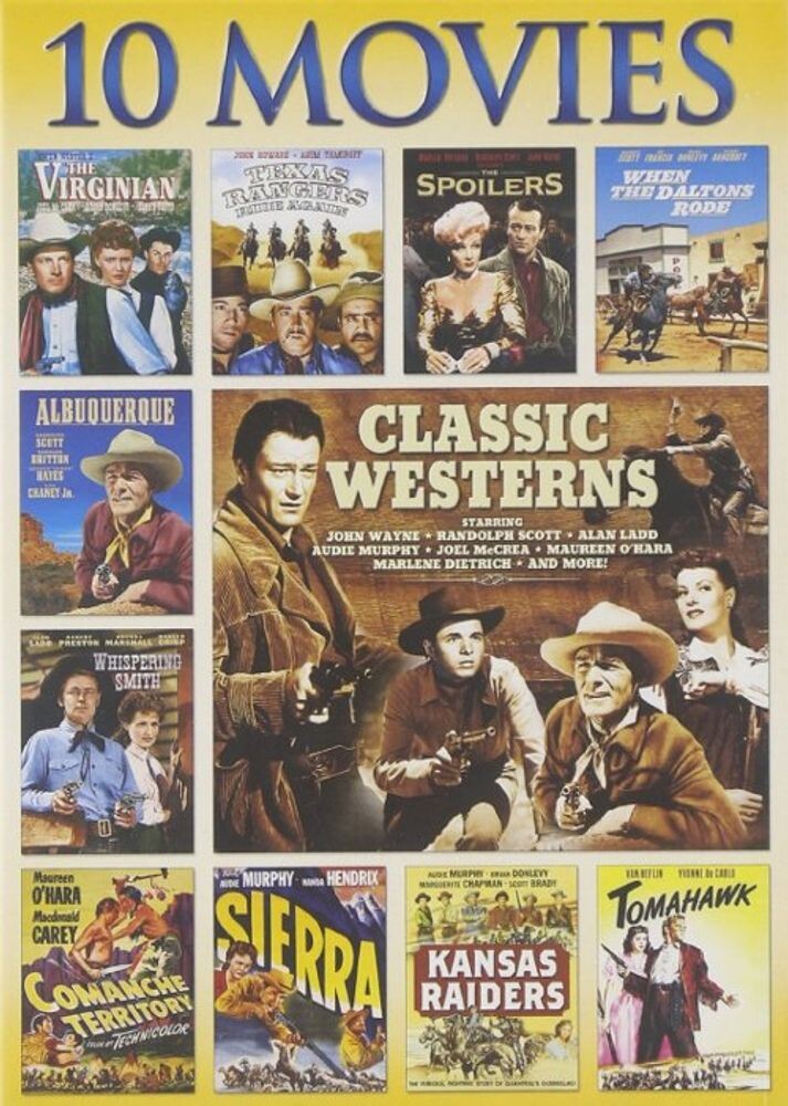 Диск DVD Classic Westerns: 10 Movie Collection (3pc)
Диск DVD Classic Westerns: 10 Movie Collection (3pc)